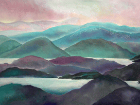 Judaic Art Featured Item: I Lift My Eyes To The Mountains