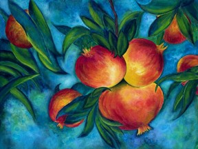 Jewish Art Featured Item: Pomegranates